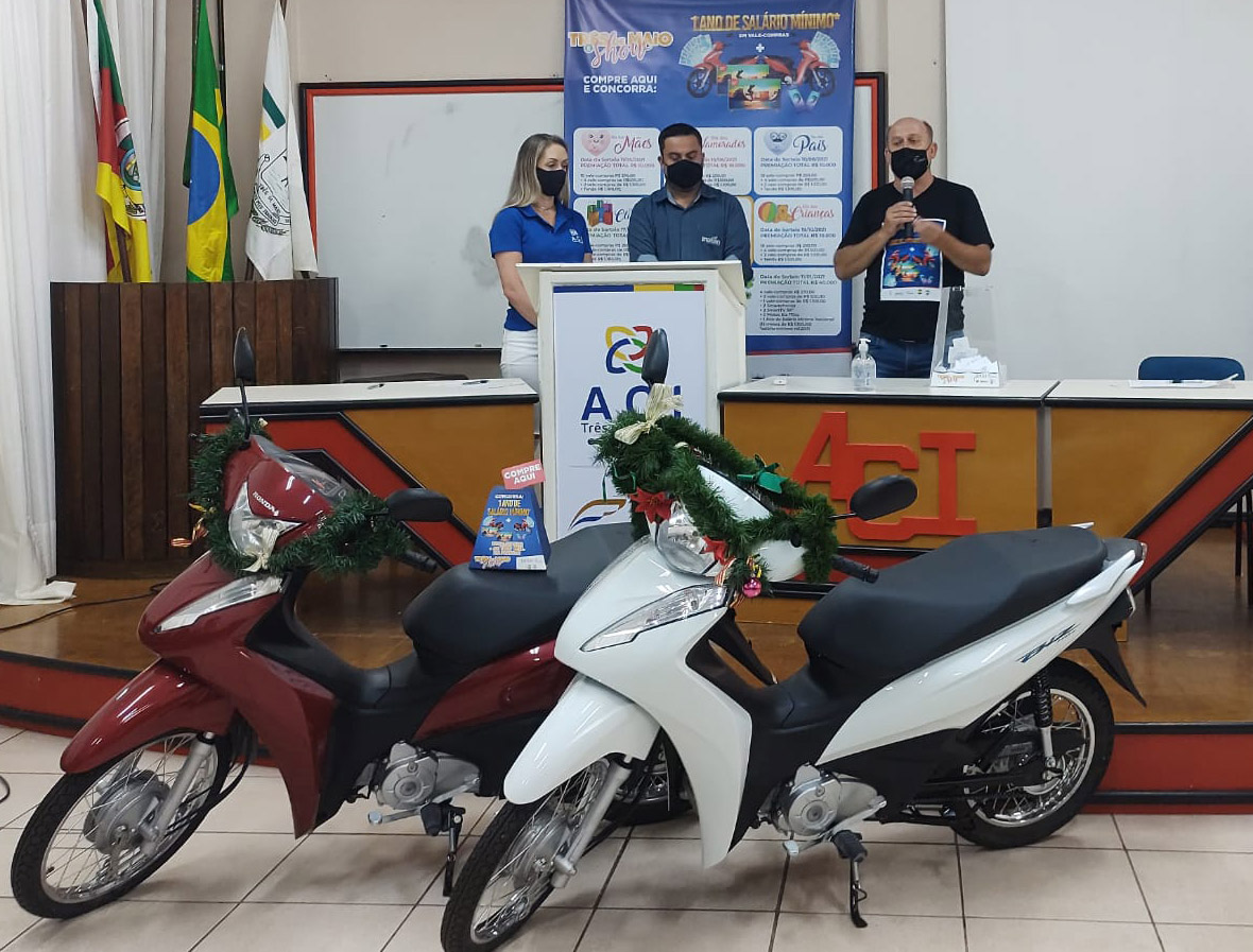 MAIS UM SORTEIO DO PROMOCIONAL TRÊS DE MAIO É SHOW OCORREU ONTEM